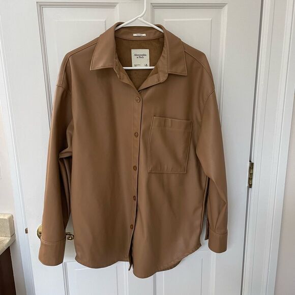 Abercrombie Leather Shirt - Picture 2 of 4